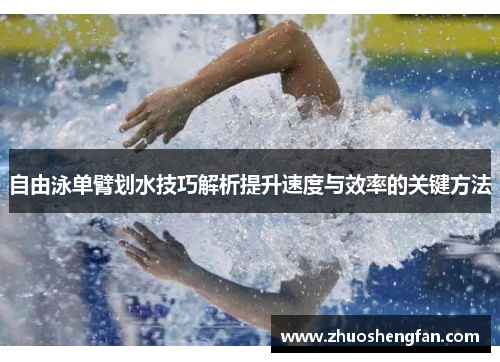 自由泳单臂划水技巧解析提升速度与效率的关键方法